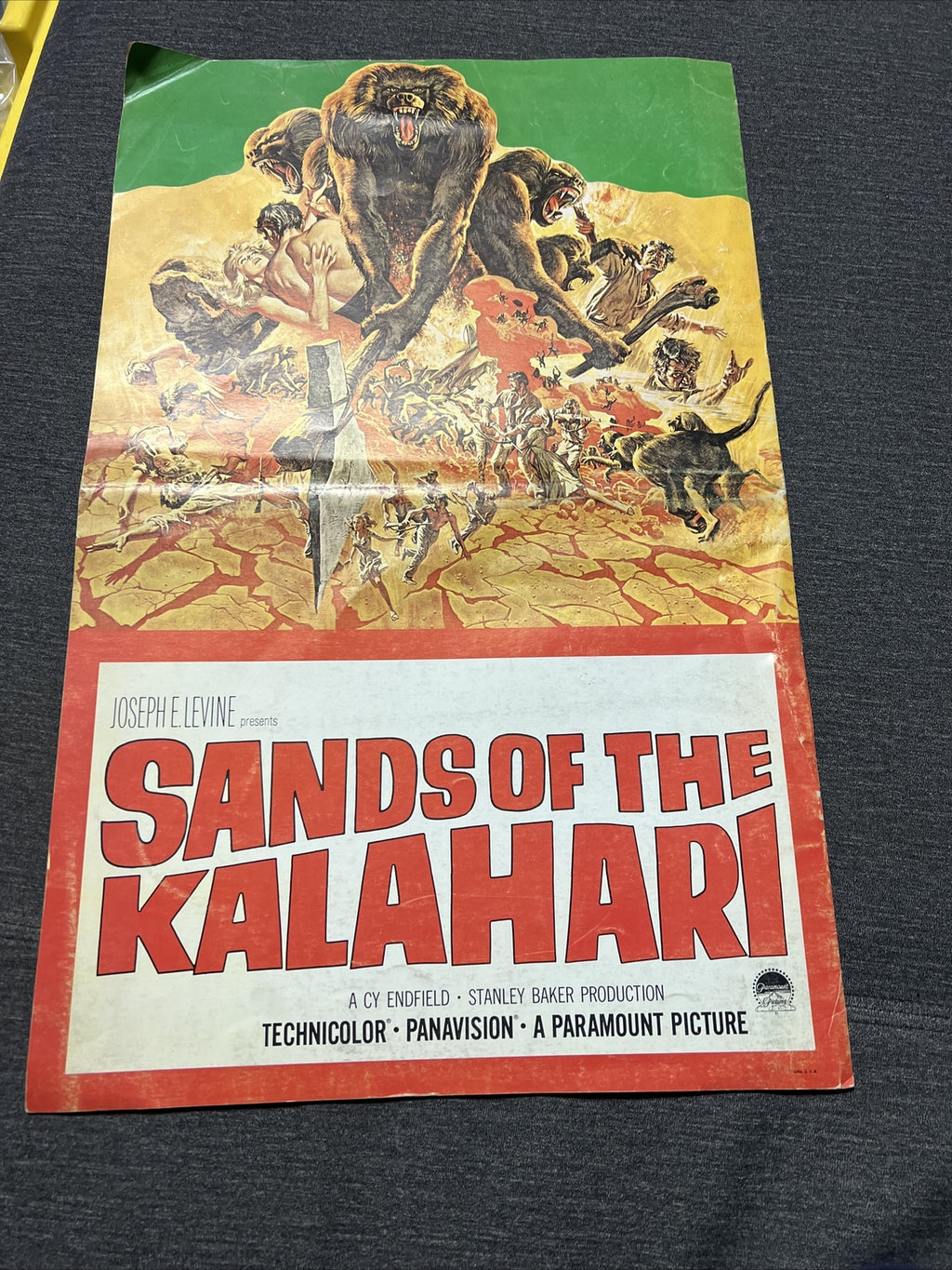 Vintage Movie Pressbook Sands of the Kalahari Paramount Pictures 1965 Film 8