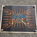 #198 1976 Vintage Peace Love Freedom Hippie Headshop Blacklight Poster 23” X 29”0