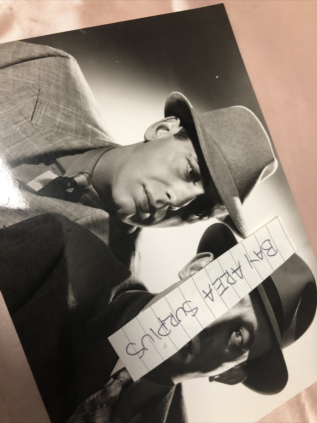 Rare Original Unpublished Photo Of Humphrey Bogert & Allen Jenkins 7”x5”5