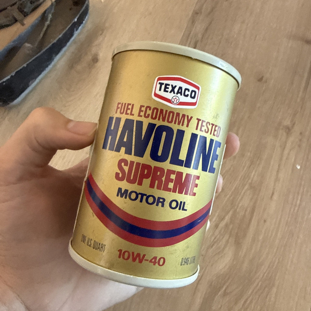 Vintage Texaco Havoline Supreme Motor Oil Can AM Transistor Radio Novelty6