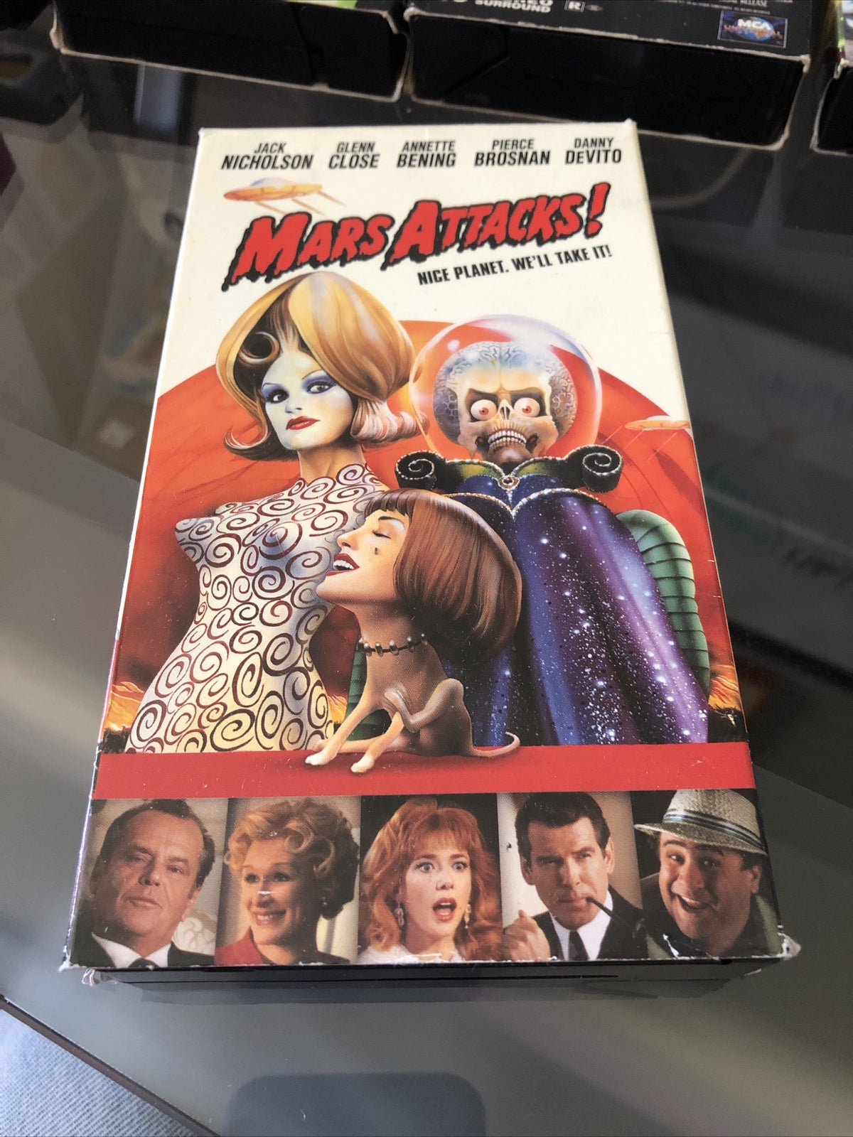 Mars Attacks (VHS, 1998, Widescreen) Vintage Sci Fi Cult Classic Glenn Close0
