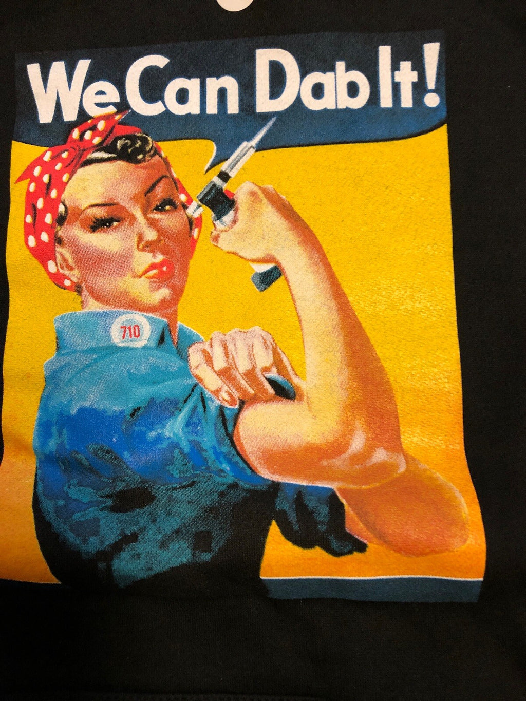 Legendary Status DabLab Loyal To The Oil Black Hoodie Rosie Riveter L1