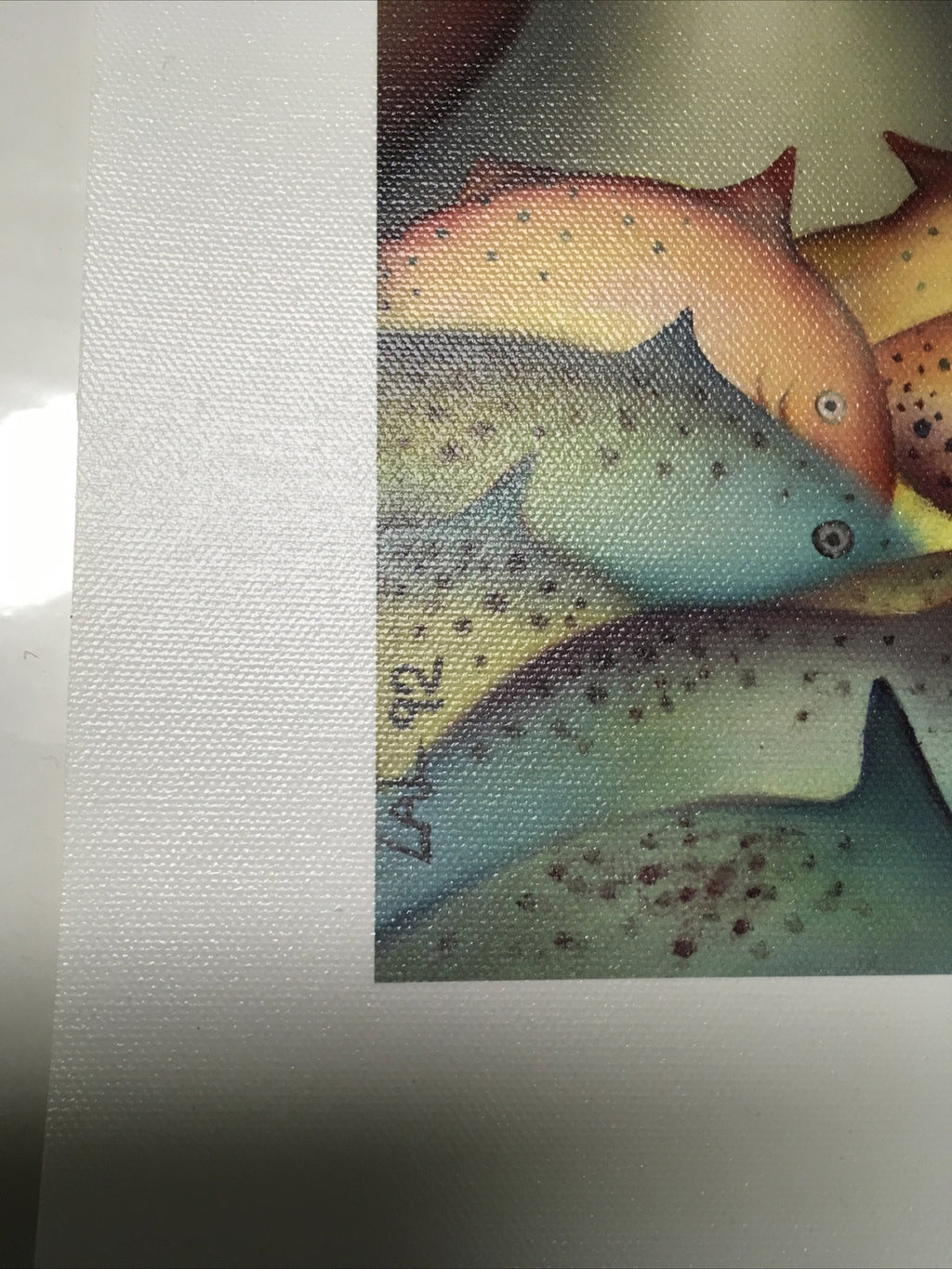 Wall Art Oil Painting Print Surrealist Fishes Women Desert Frida Kahlo Style9