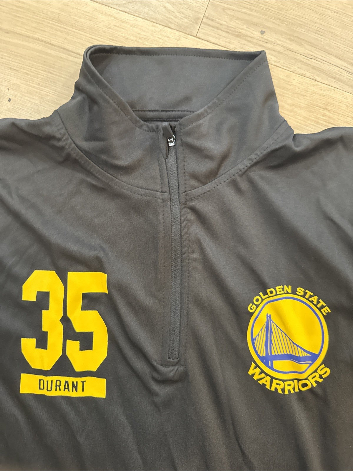 Kevin Durant Golden State Warriors Long Sleeve Shirt Sz Med Black 35 Basketball4