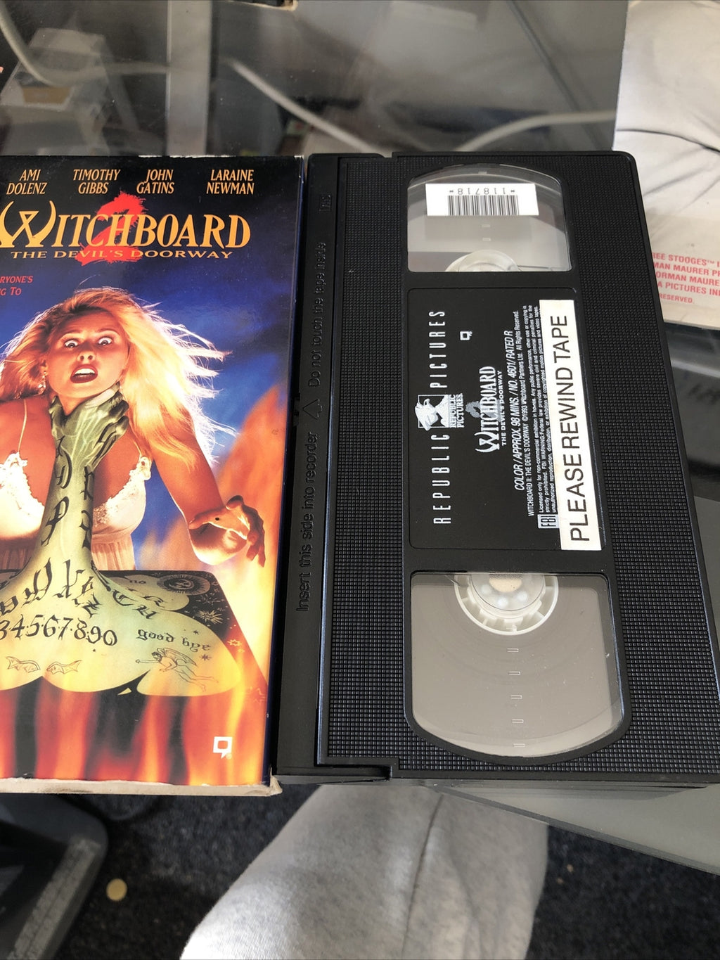 Witchboard VHS 90s Horror Devil's Doorway Rare Cult Craft2