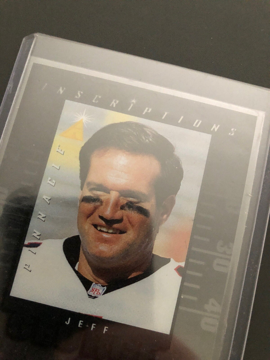 F15778  1997 Pinnacle Inscriptions Auto #12 Jeff George/19353