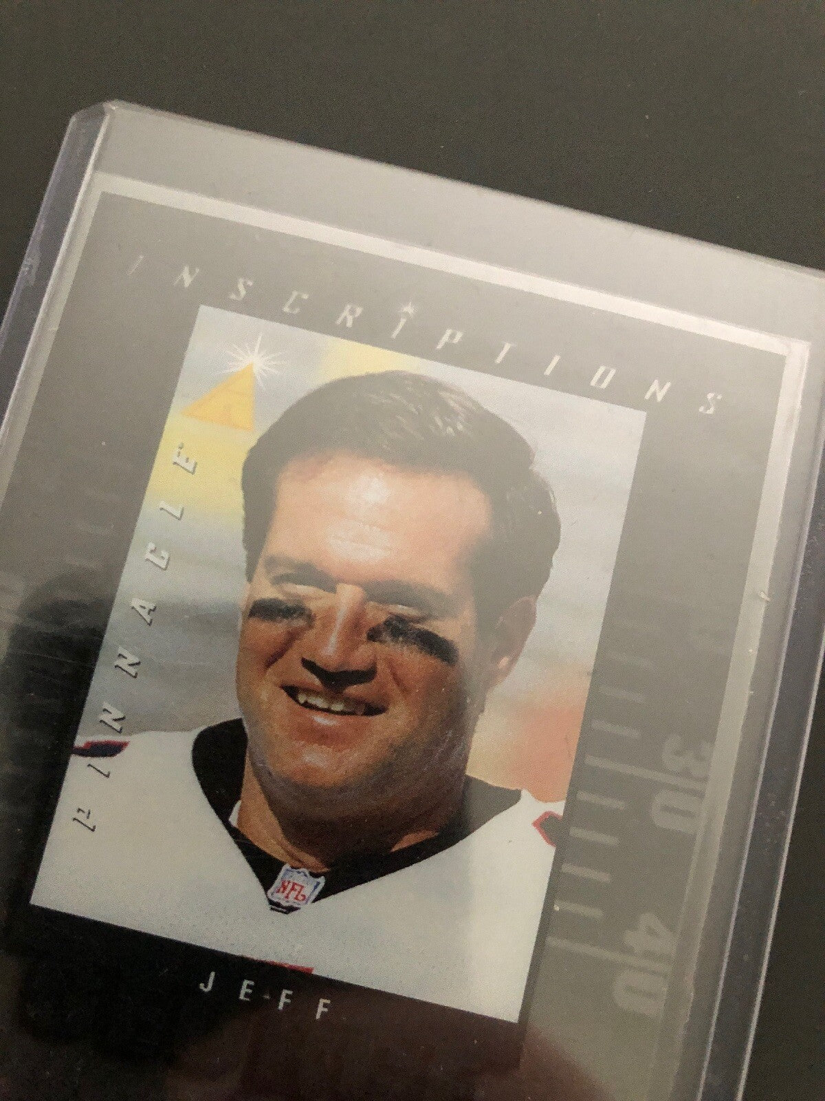 F15778  1997 Pinnacle Inscriptions Auto #12 Jeff George/19353