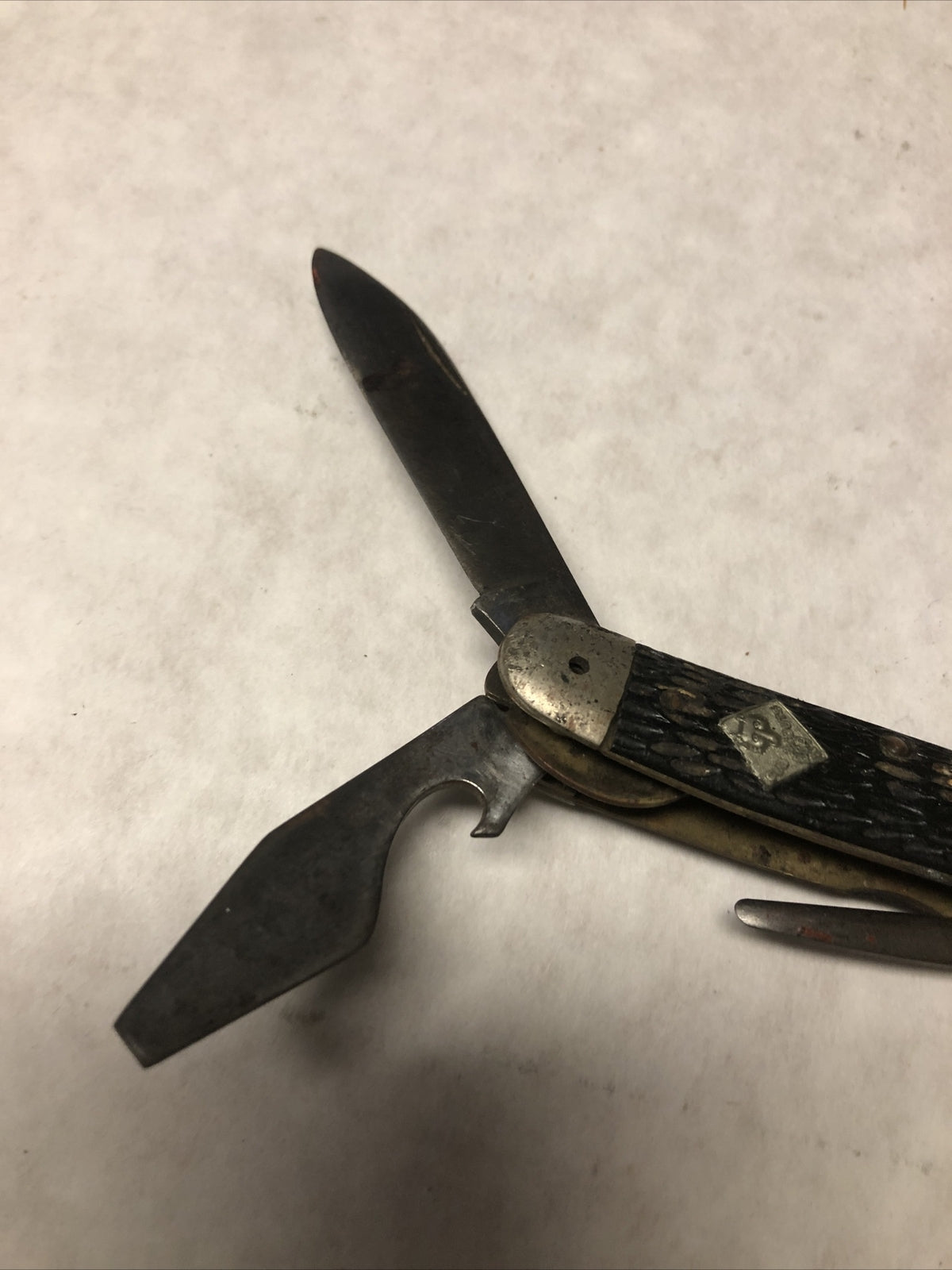 Vintage Cub Scout BSA Folding Pocket Knife 3 Blade3