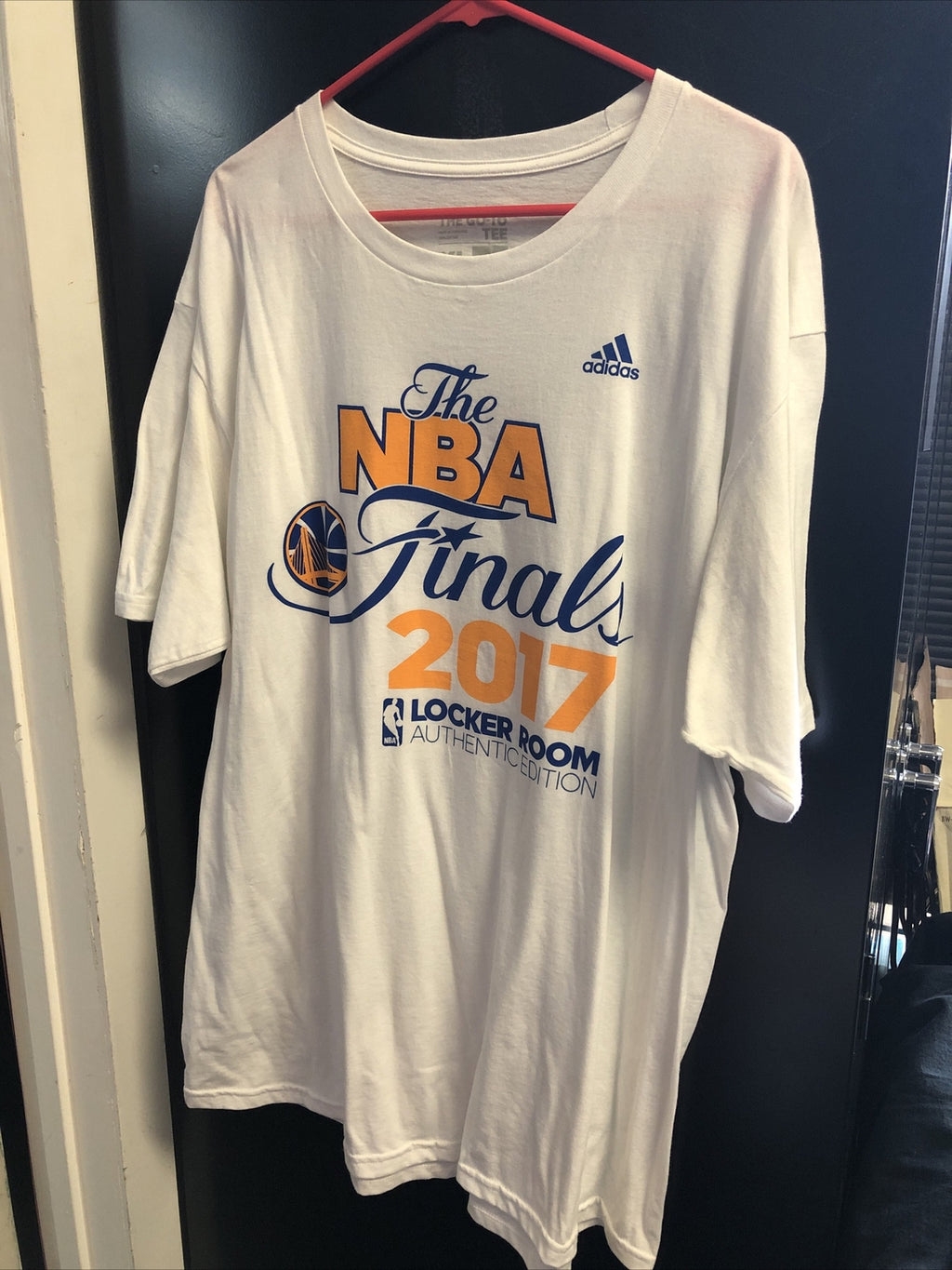 The NBA Finals 2017 Locker Room Adidas Authentic edition T Shirt Size XL0