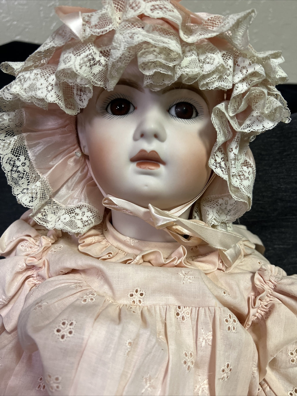 Vintage Barbara Cimino 1982 “1907” Comp Body Bisque Head Doll Fully Jointed 30”1