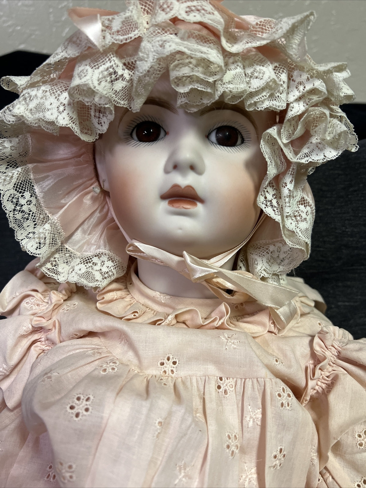 Vintage Barbara Cimino 1982 “1907” Comp Body Bisque Head Doll Fully Jointed 30”1