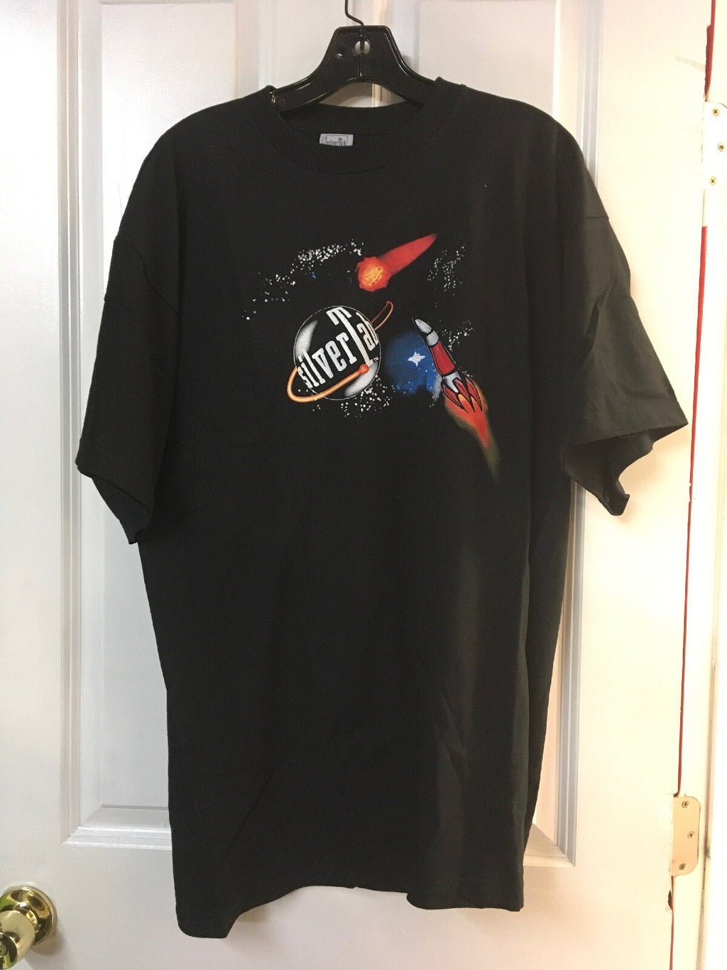VTG NOS NWOT 80s 90s Levis’s Built To Last SilverTab Black Outer Space Graphic0