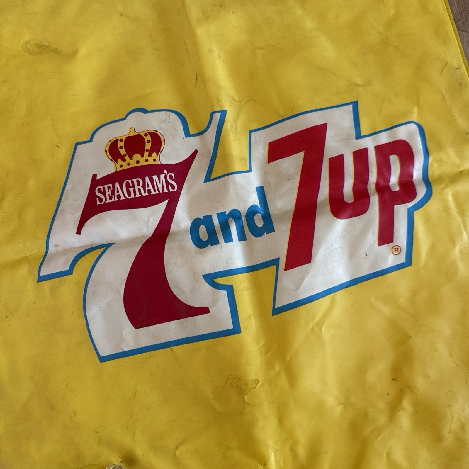 Peter Max Seven Up Seagrams Advertisement Inflatable Sign Vintage Rare 1960s5