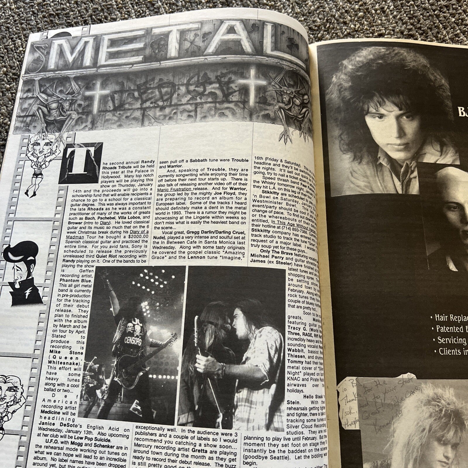 Rock City News Interview with Soul Magazine Vol 11 No 1, 1993 Vintage Music2