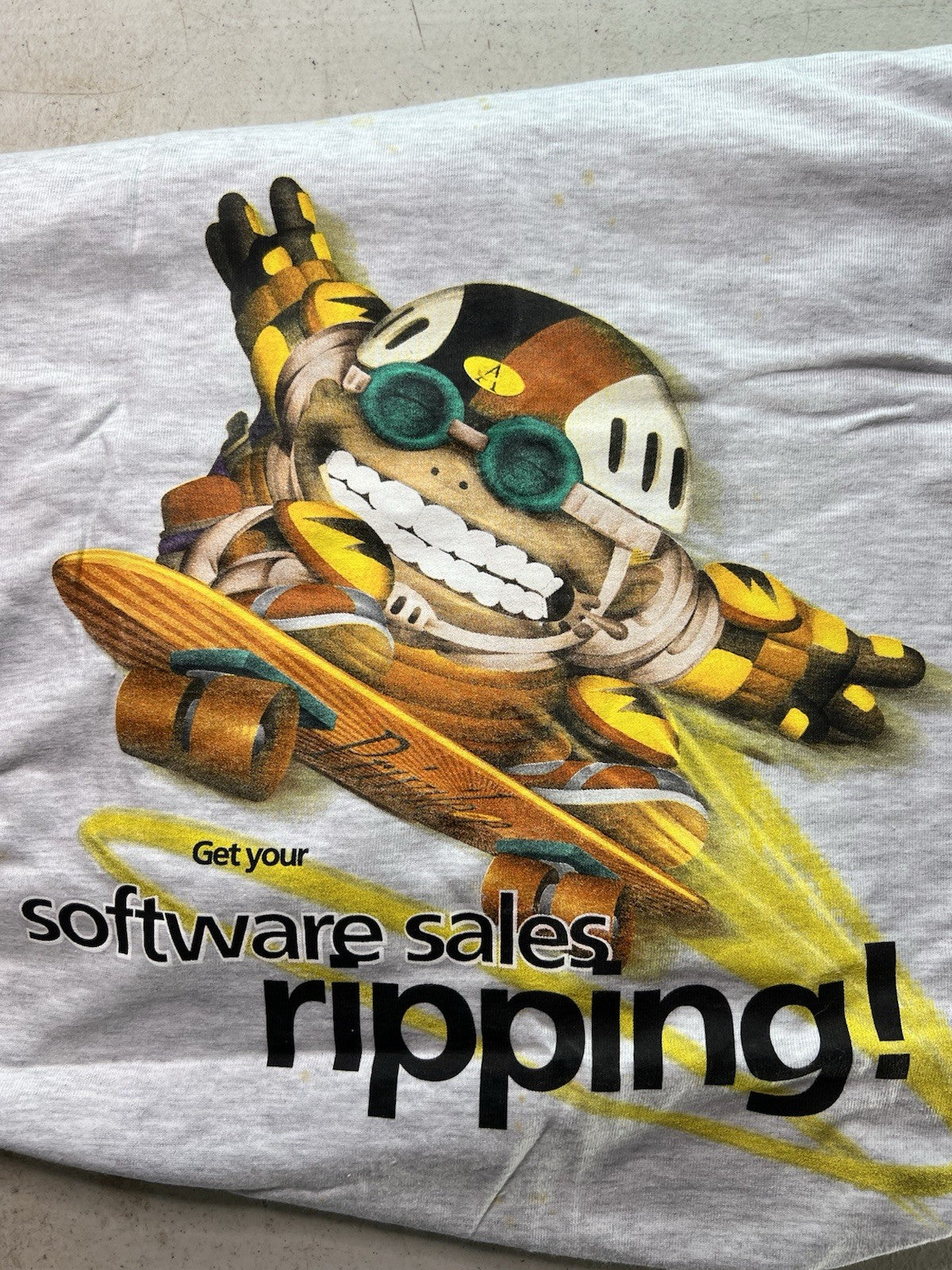 Vintage 90s Privilege eAladdin.com Promo T-Shirt XL Hanes Beefy-T Internet Tech3