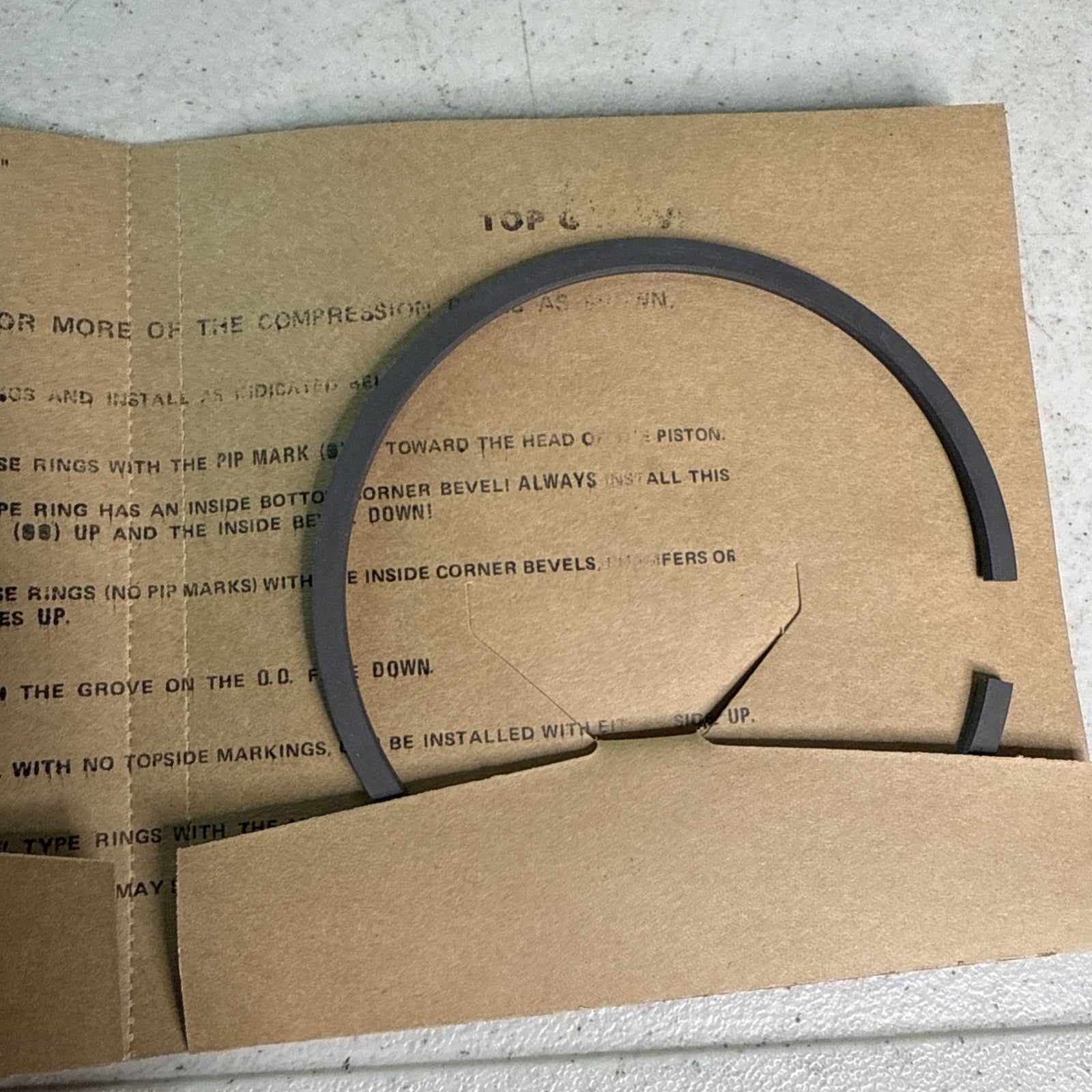 T8013M Ramco TRW 10 Up Engine Piston Rings Made In USA T7678 STD.6