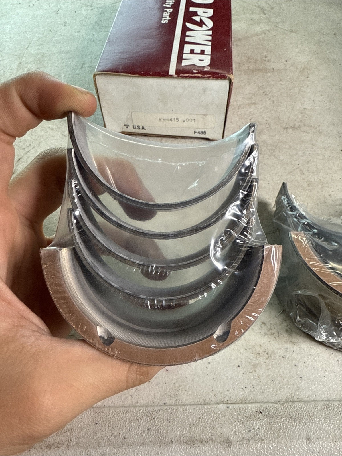 NEW Sealed Power KM 415.001 Engine Crankshaft Bearings Performance2