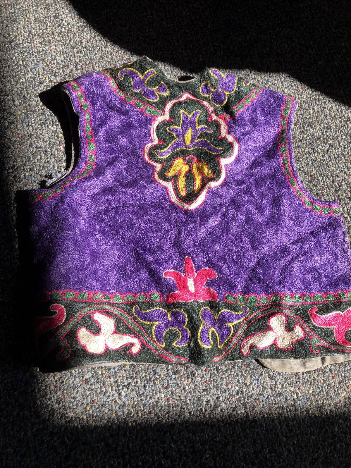 Vintage Handmade Small Asian Vest2