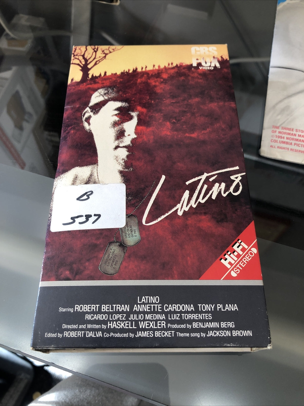 Latino (1985) - Betamax Beta Tape -Drama- Robert Beltran - Annette Charles -RARE0