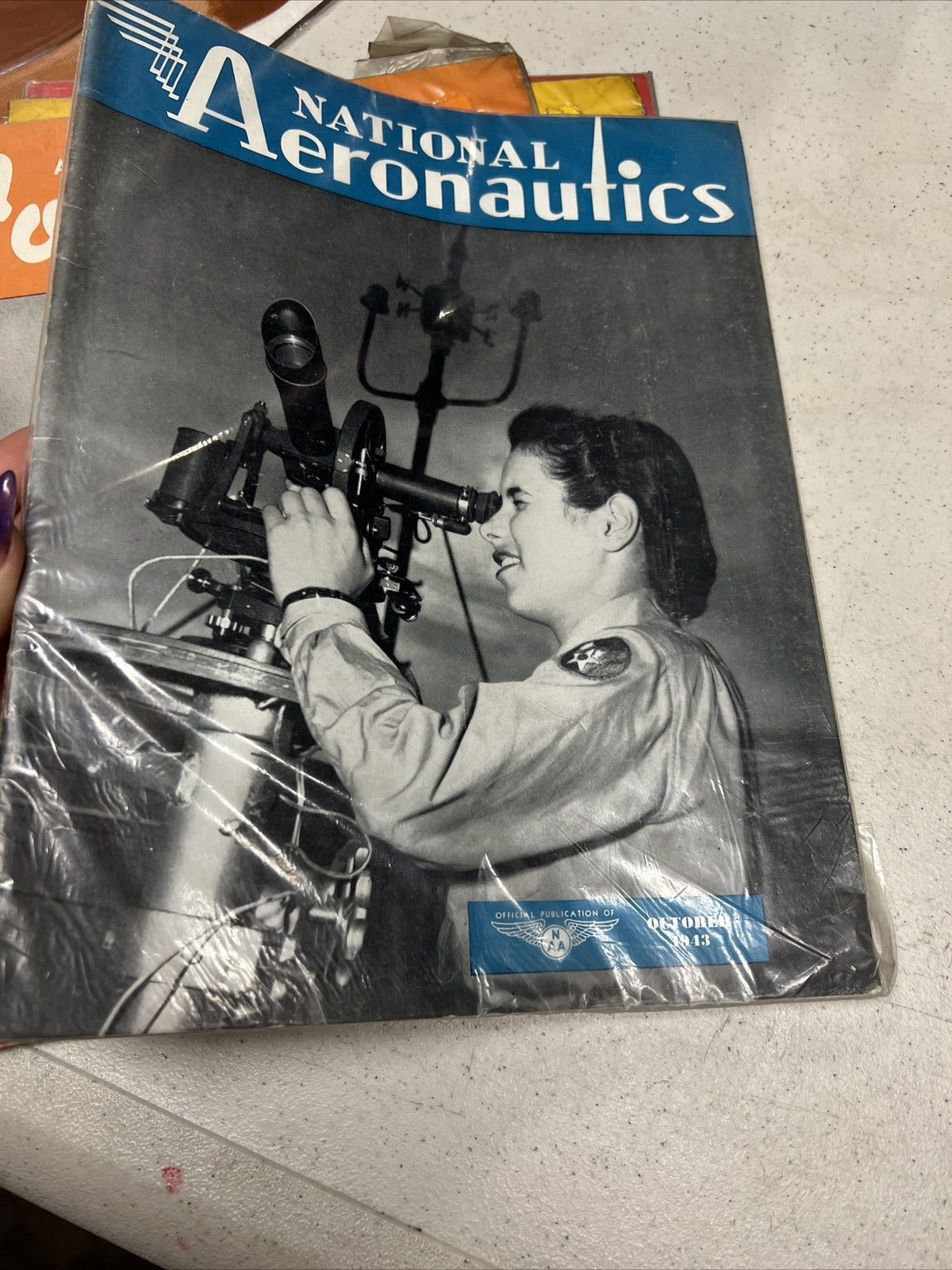 Vintage Lot 4 Aircraft Aeronautics Aircraft Warning Volunteer 1942-1943 Magazine7