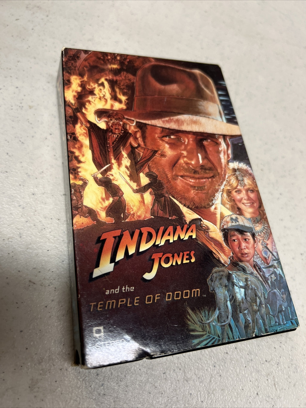 INDIANA JONES AND THE TEMPLE OF DOOM 1984 Paramount Home Video VHS Beta Hi Fi0