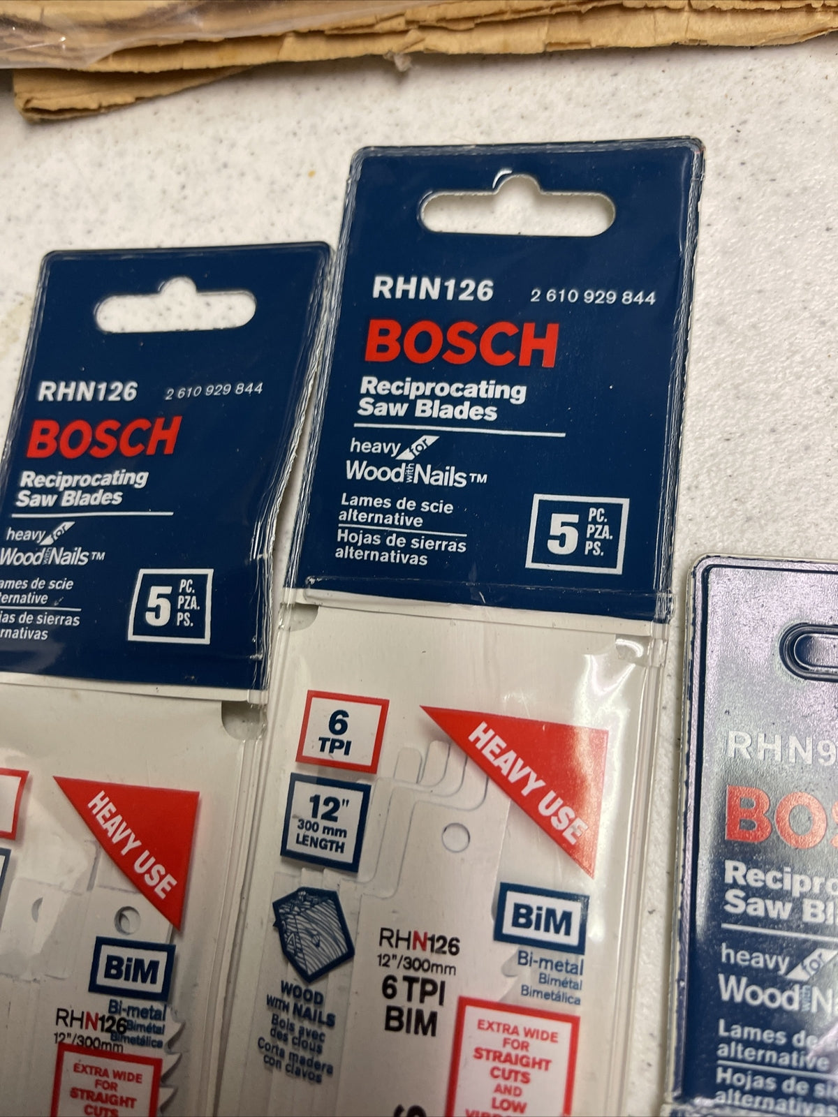 NEW 25pc. RECIPROCATING SAW  BLADES Lot  BOSCH3