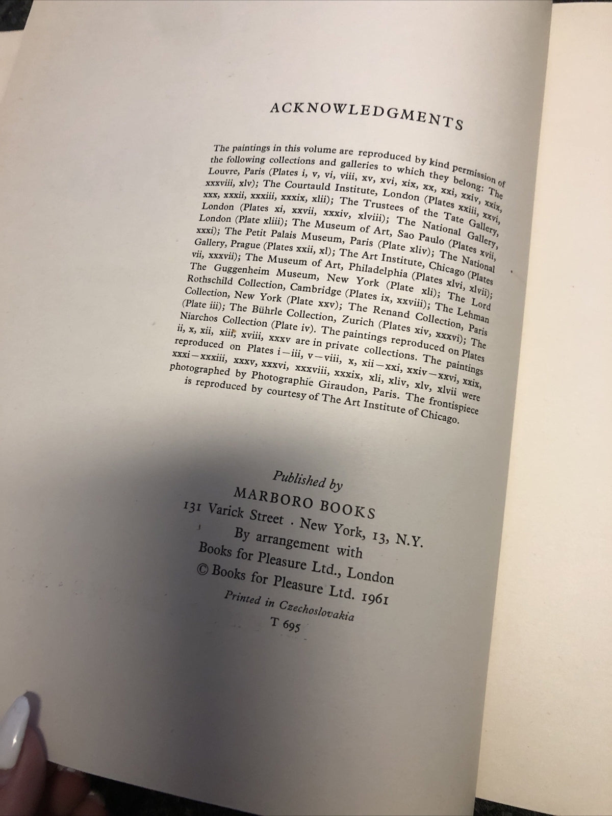 1961 CEZANNE Basil Taylor Marboro Books NY Art & Photography4