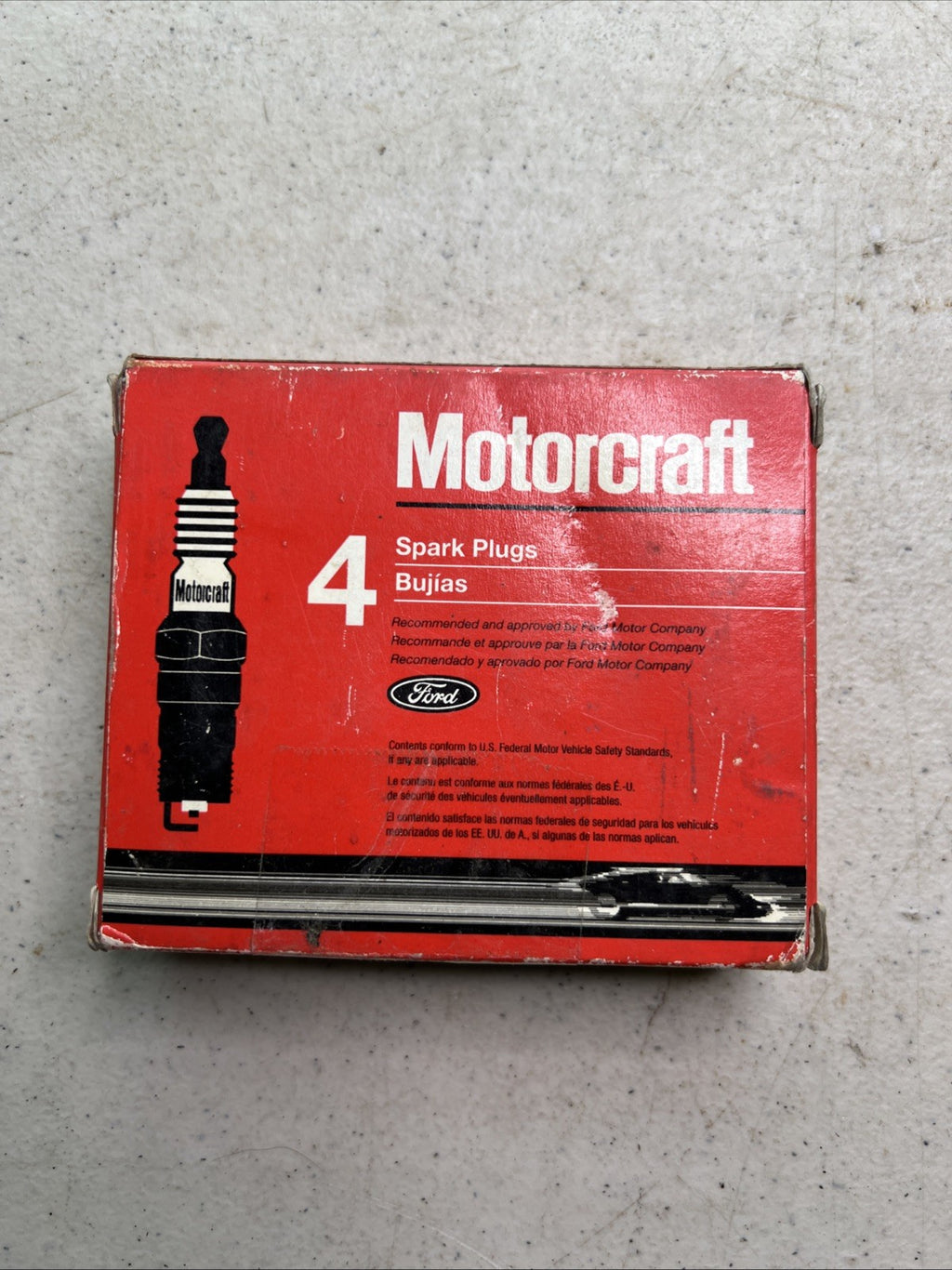 4 Ford Motorcycle OEM Spark Plugs AGSF32FSM # 4321