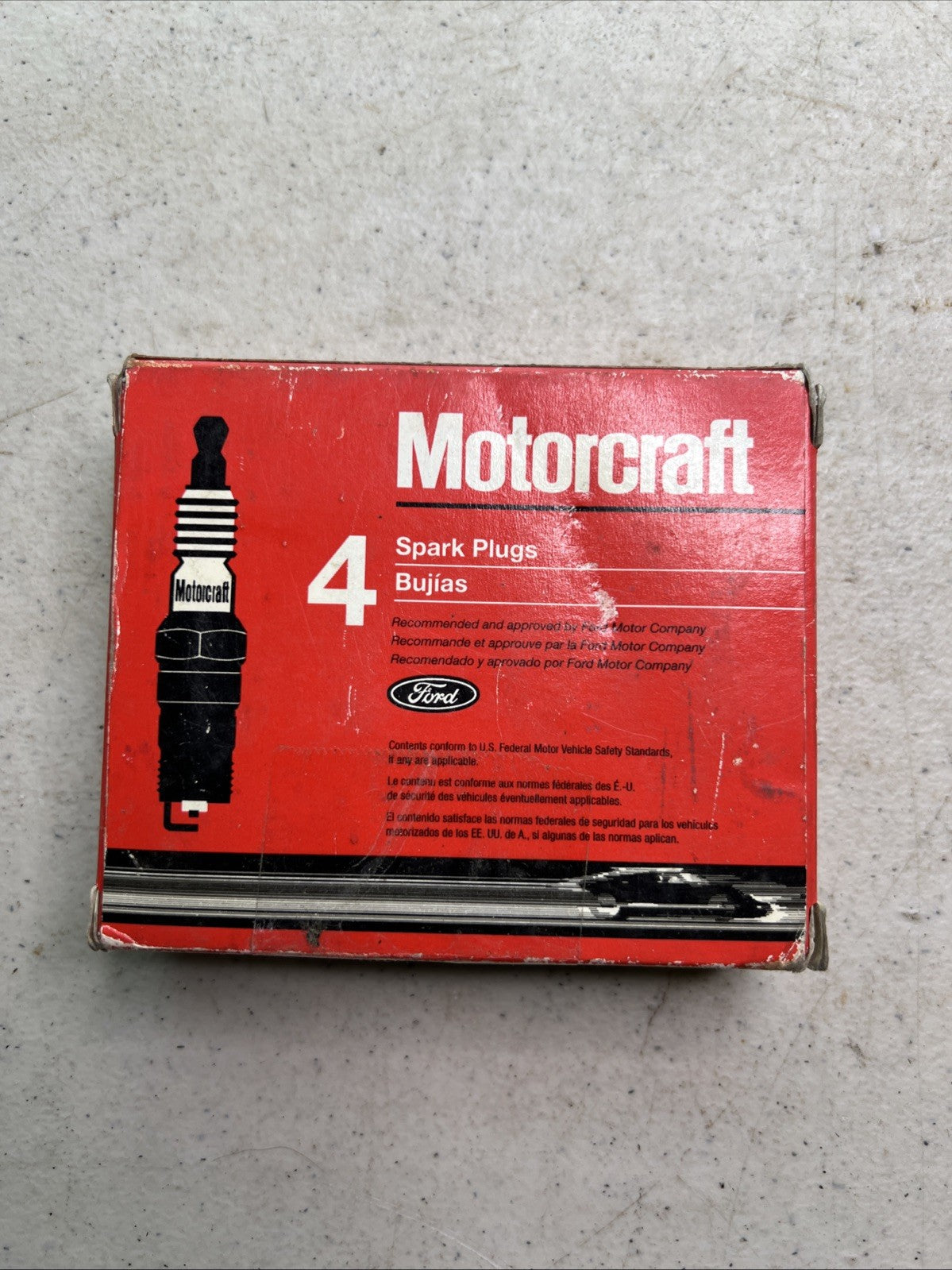 4 Ford Motorcycle OEM Spark Plugs AGSF32FSM # 4321