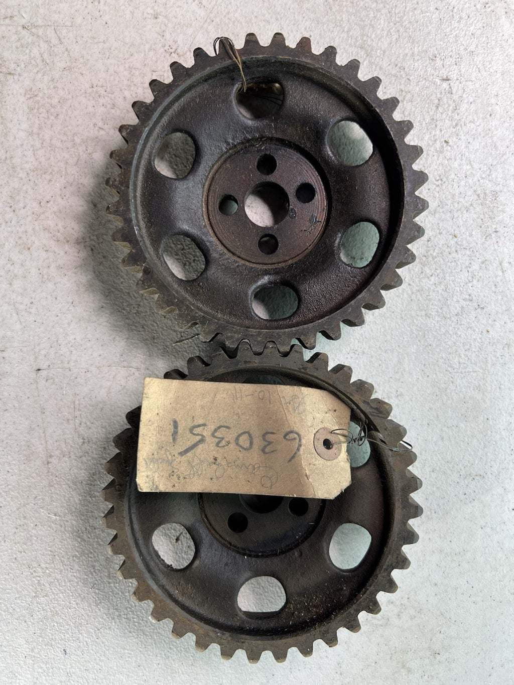 Pair of Vintage 398S Cast Iron Cam Timing Gears Pair– Hot Rod Rat Rod3