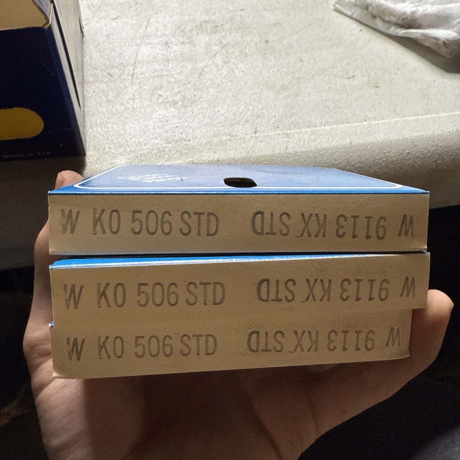 American Hammered KO-506 STD Krome-Oil Piston Ring Set NOS Vintage8
