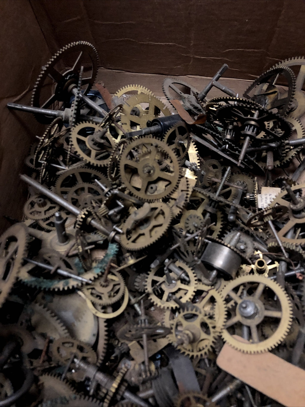 Vintage Lot Watchmakers Parts Watch Balance Wheels Parts/Repair Over 60 Pieces1