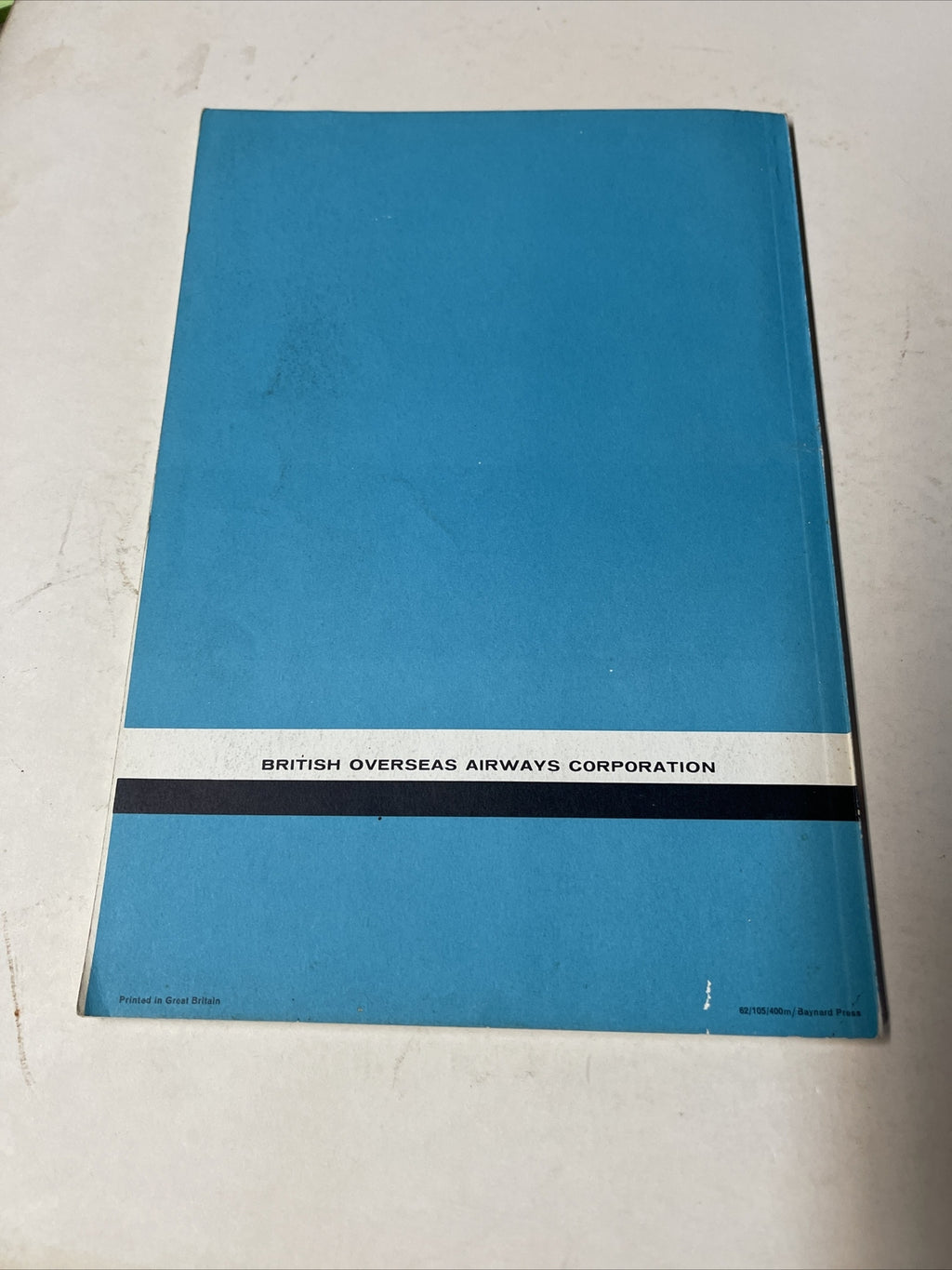 1962? BOAC Route Map Book British Air TIMETABLE SCHEDULE Brochure flight cover14