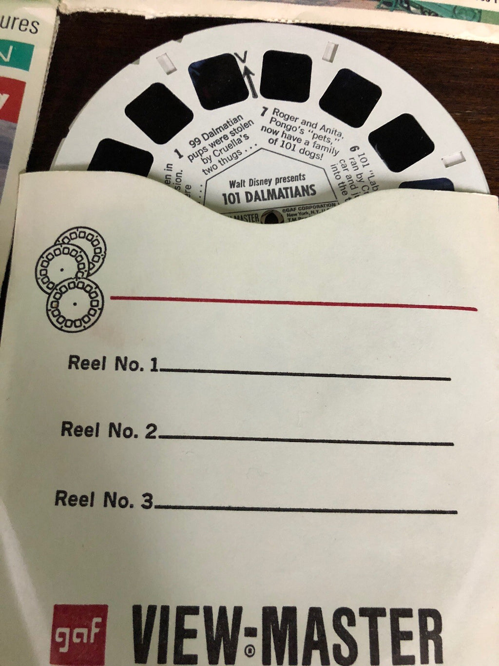Vintage GAF View-Master Picture Reels - Wax Museum , Disneyland , Car Sports 4