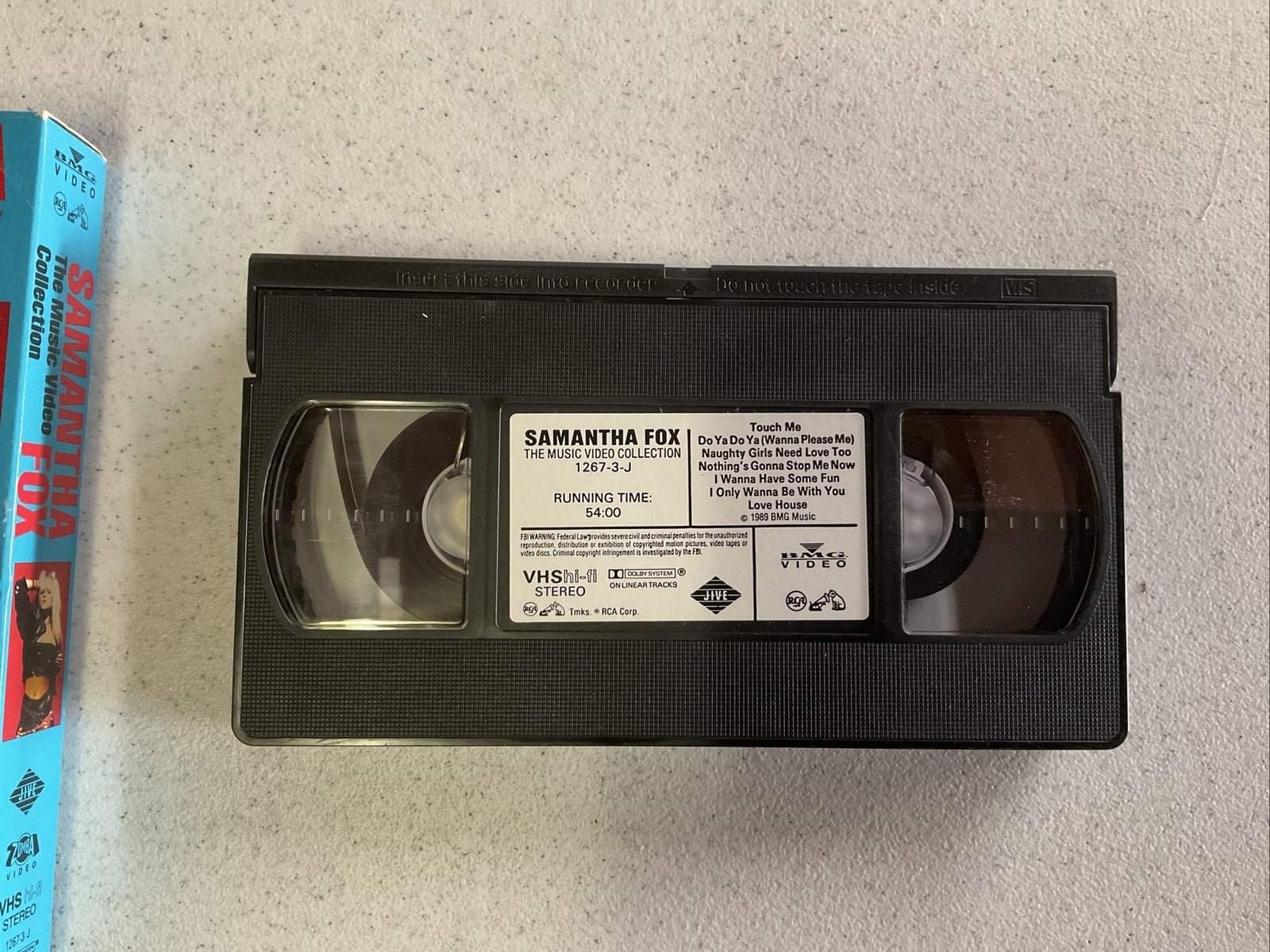 Samantha Fox The Music Video Collection VHS 1989 Naughty Girls Need Love Too!1