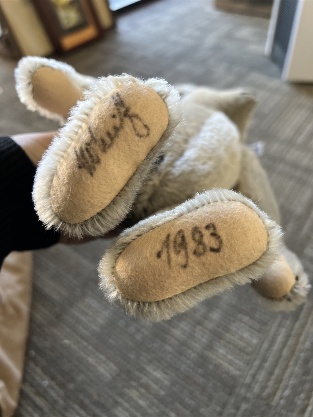 STEIFF 1902 Richard Teddybear 1983 SIGNED w/ Ear Button 0150/32 afc1
