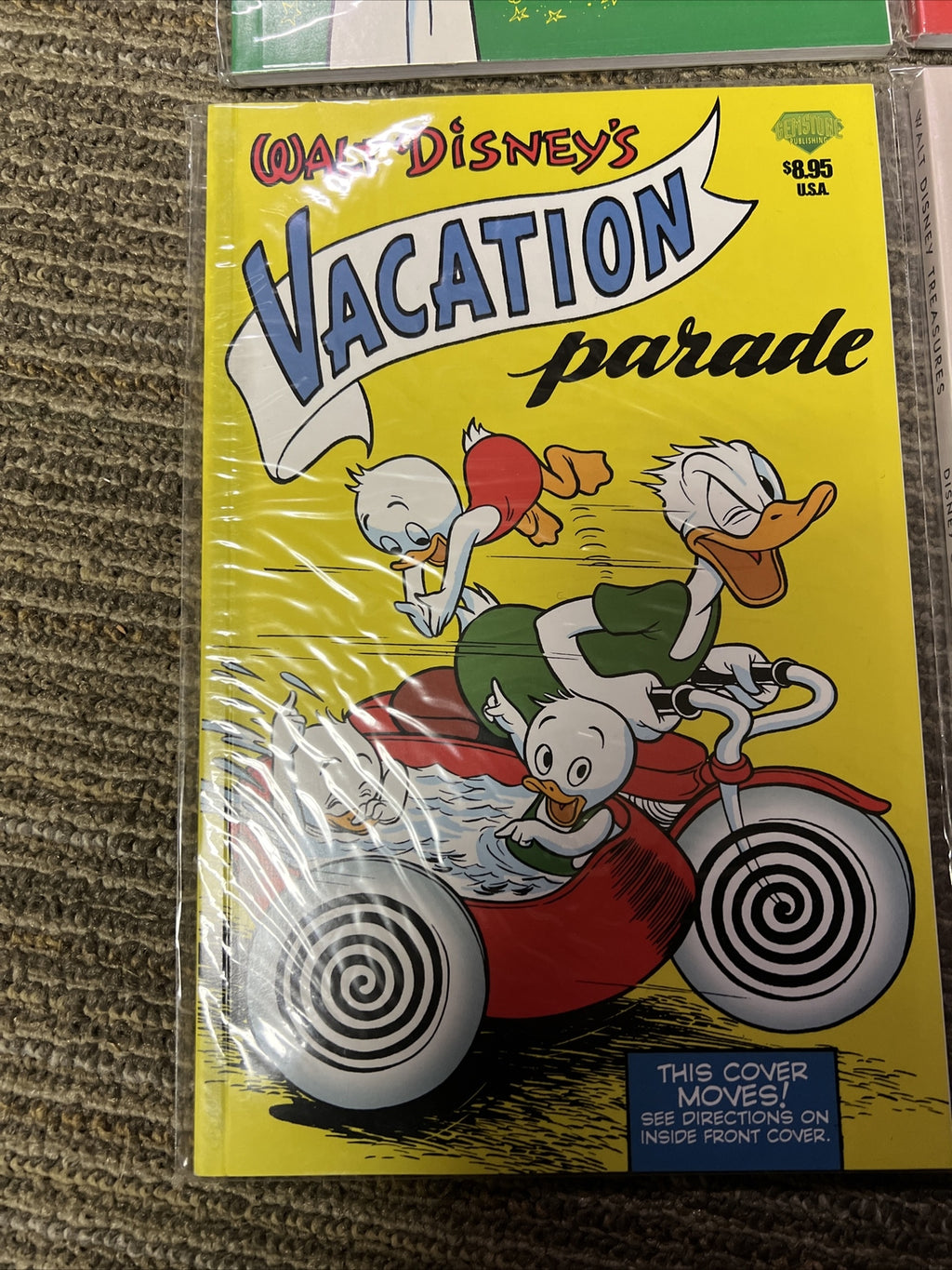 Walt Disney RARE Vintage Cartoon Story Books Donald Duck Mickey Mouse (Lot Of 4)1