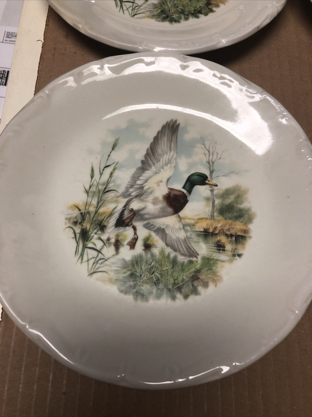 Lot Of 4 PORCELAINE DE SOLOGNE Salad Plates 8”1