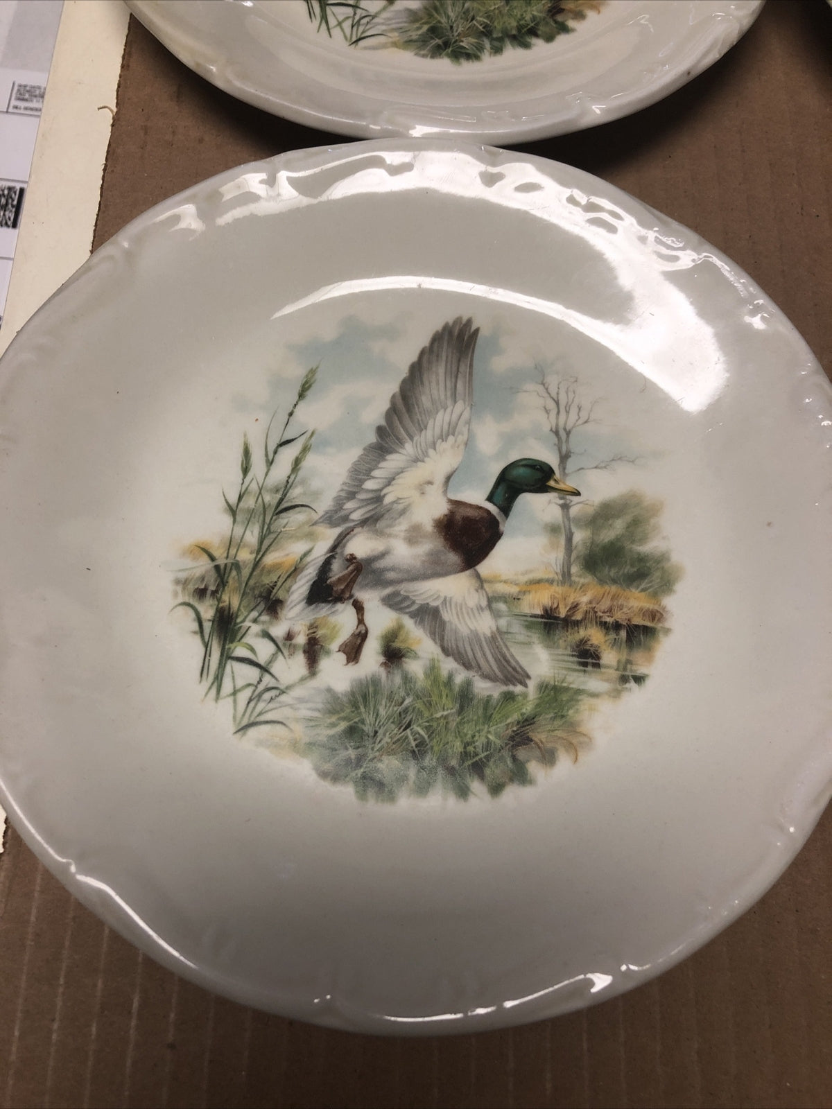 Lot Of 4 PORCELAINE DE SOLOGNE Salad Plates 8”1