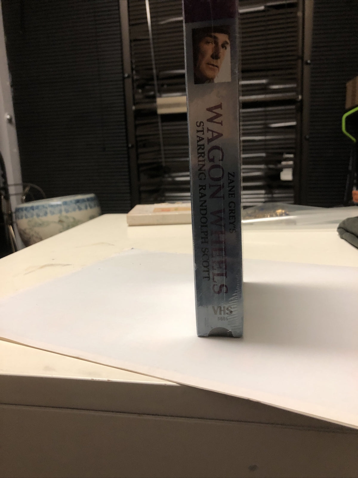 Factory Sealed Zane grey’s Wagon Wheels VHS With Randolph Scott1