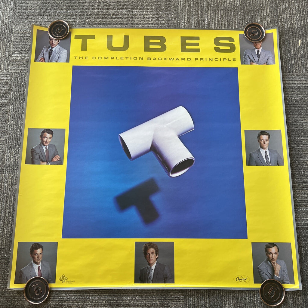 #150 1981 The Tubes  The Completion Backward Principle Original Promo Poster0