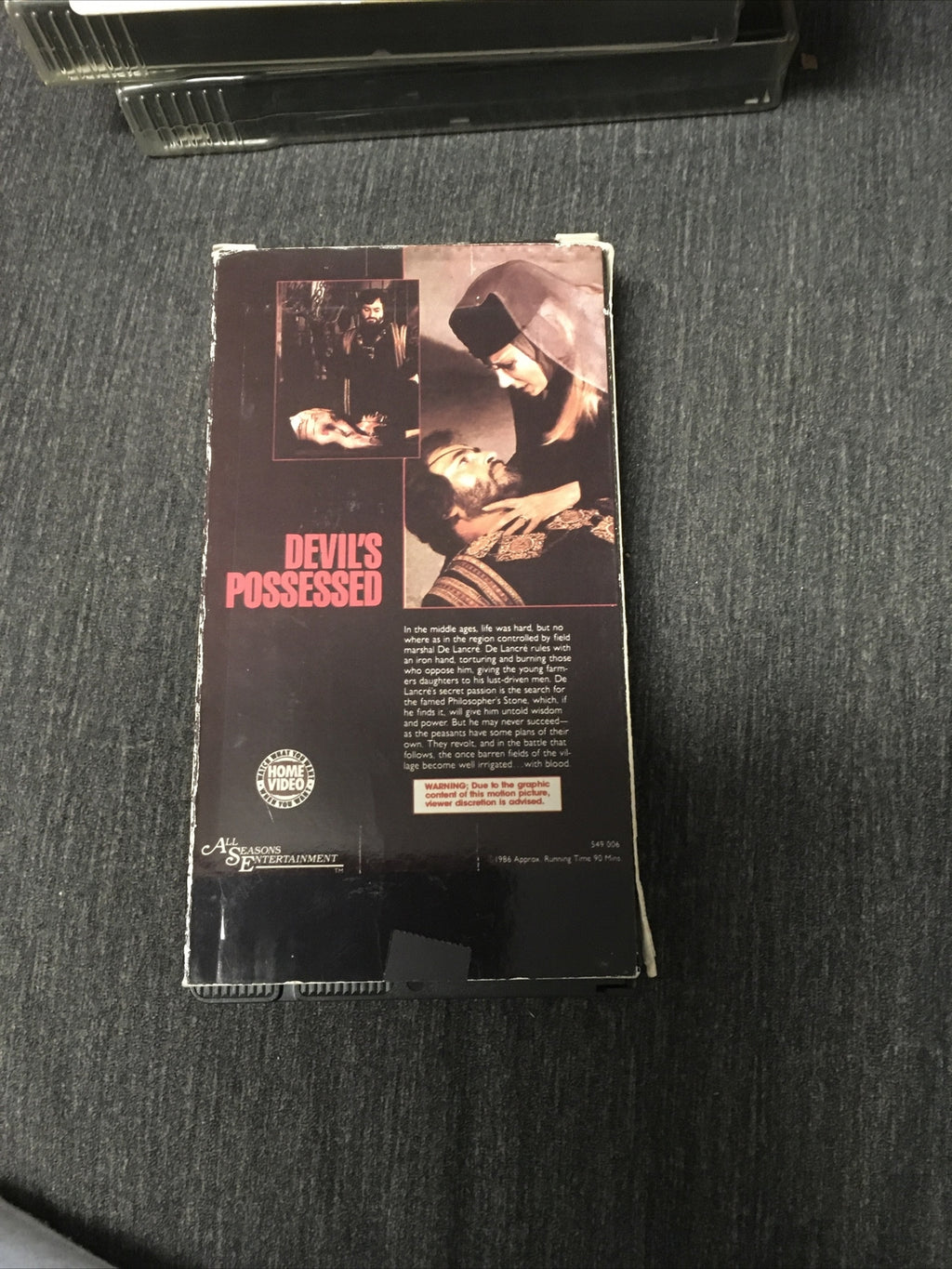 Devil's Possessed 1974 VHS Video Rare Horror Paul Naschy1