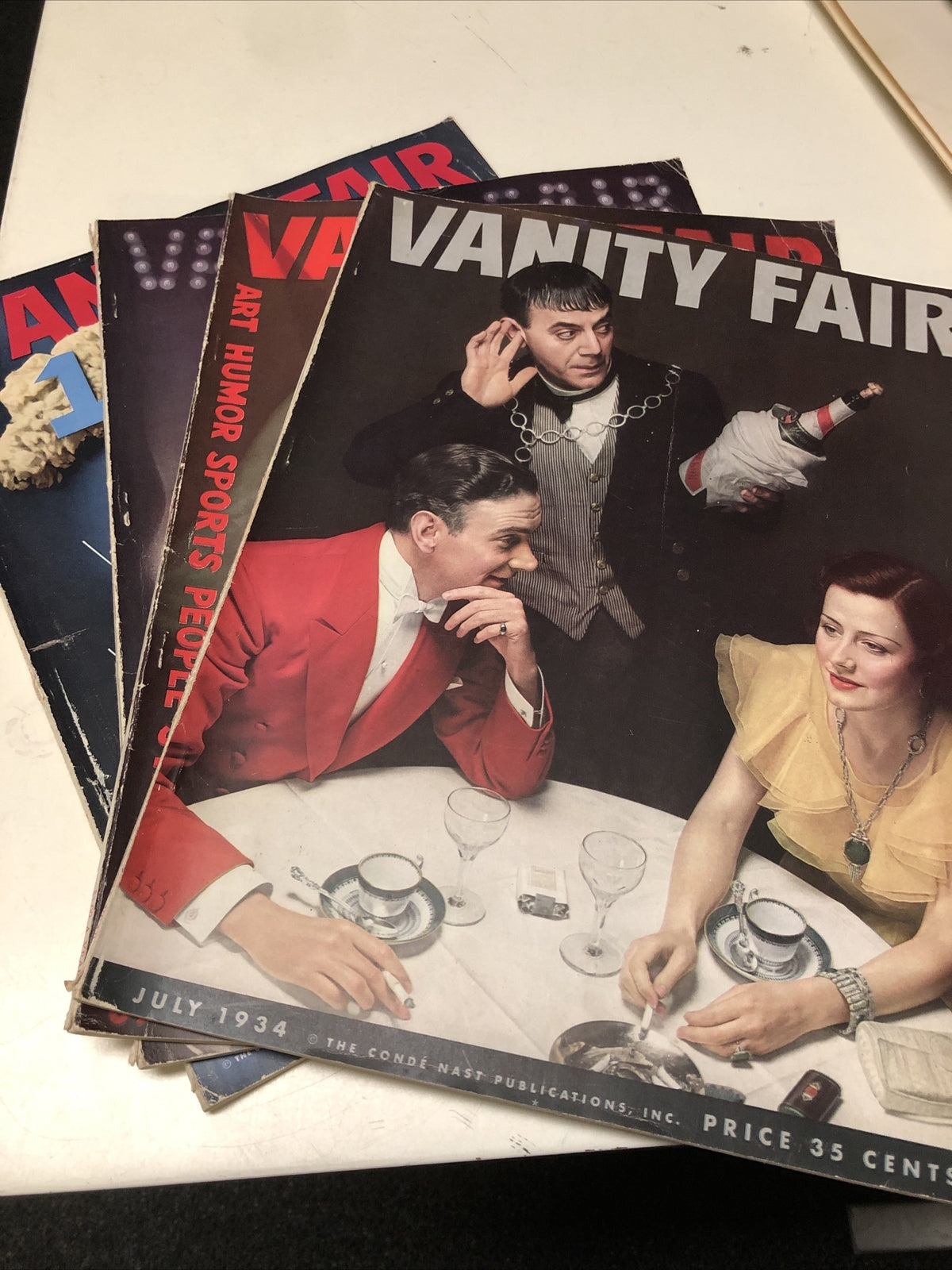 Lot 4: VANITY Fair 1932-1935 Vintage Magazines From WW2 Women’s History0