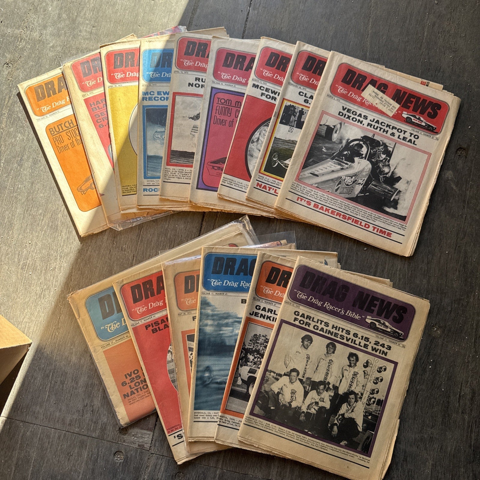 Vintage Drag News Magazine 1972 Volume 17 Drag Racing NHRA Don Garlits Lot0