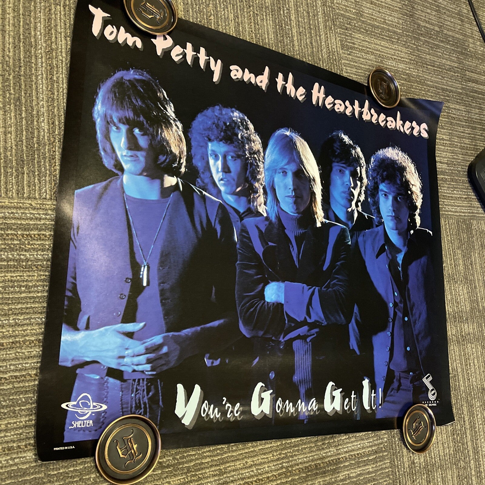 #161 1978 Tom Petty Poster record Store Promo Poster You’re Gonna Get It0