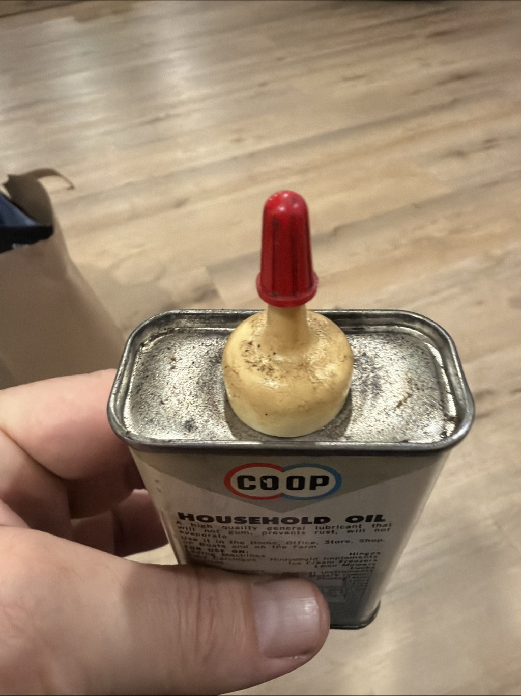 Vintage Coop Gas Station Co op Oiler Oil Can5
