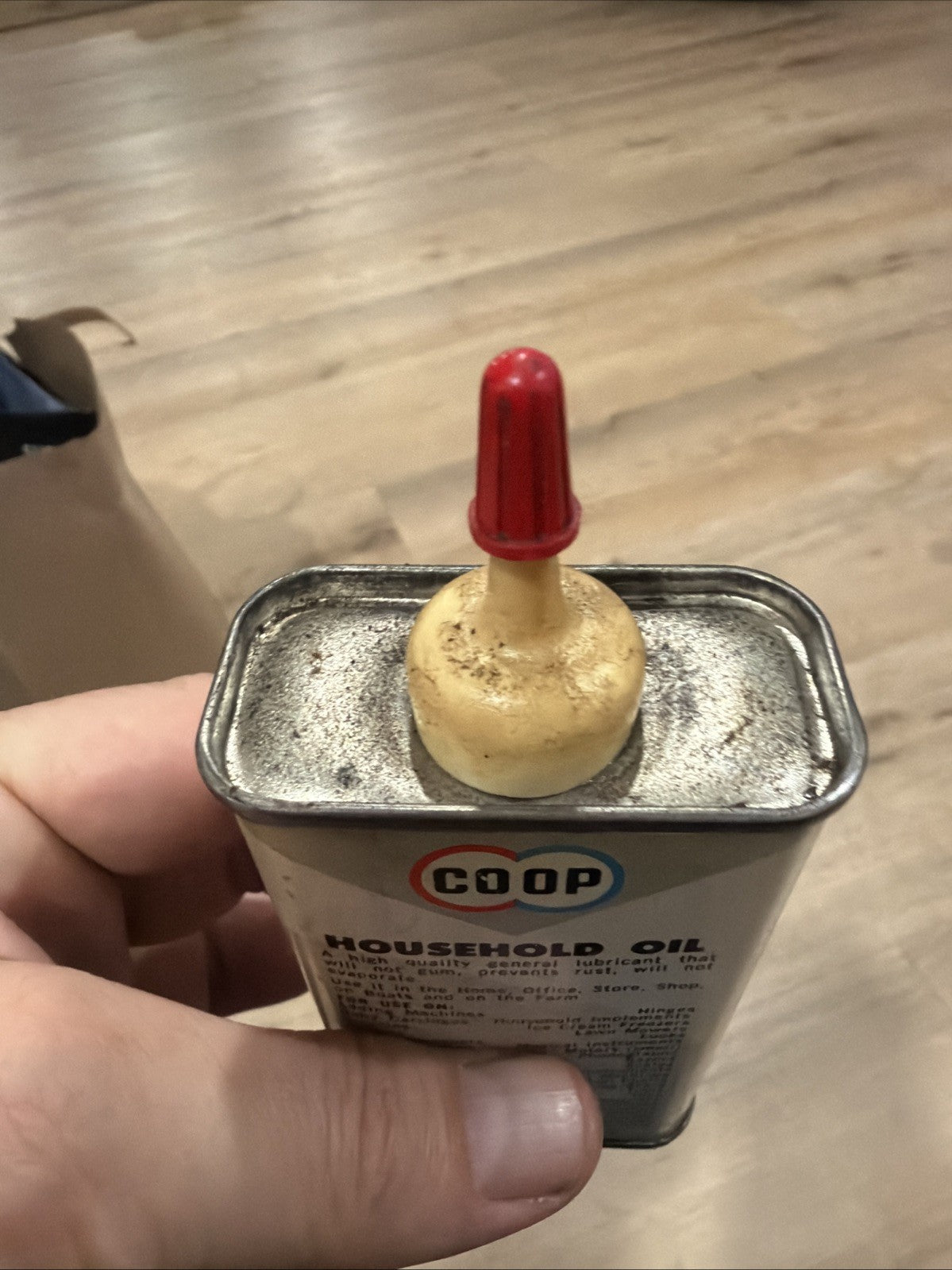 Vintage Coop Gas Station Co op Oiler Oil Can5