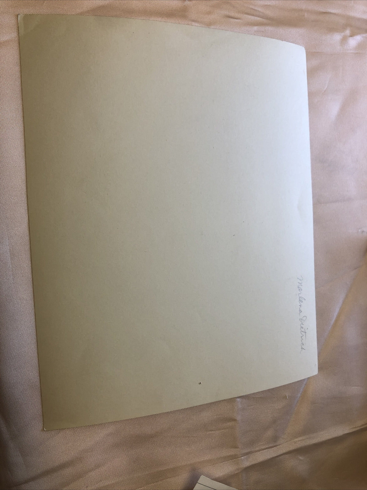 RARE Original Photo Of Marlene Dietrich Glamour Shot 8”x7”7