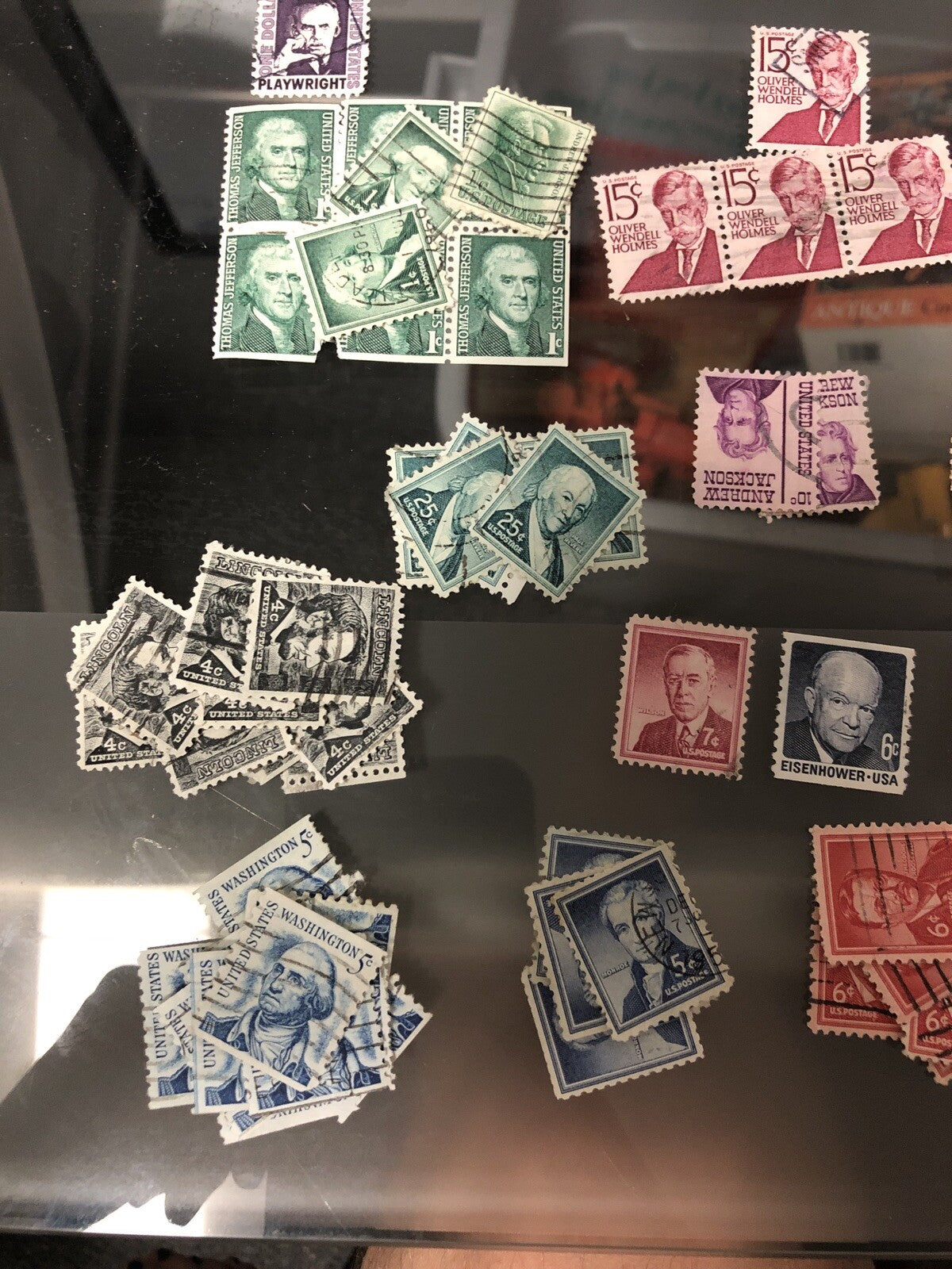 Lot Of 23 Types VTG US Postage Stamps 1938 Presidents Us history. Un/Used1