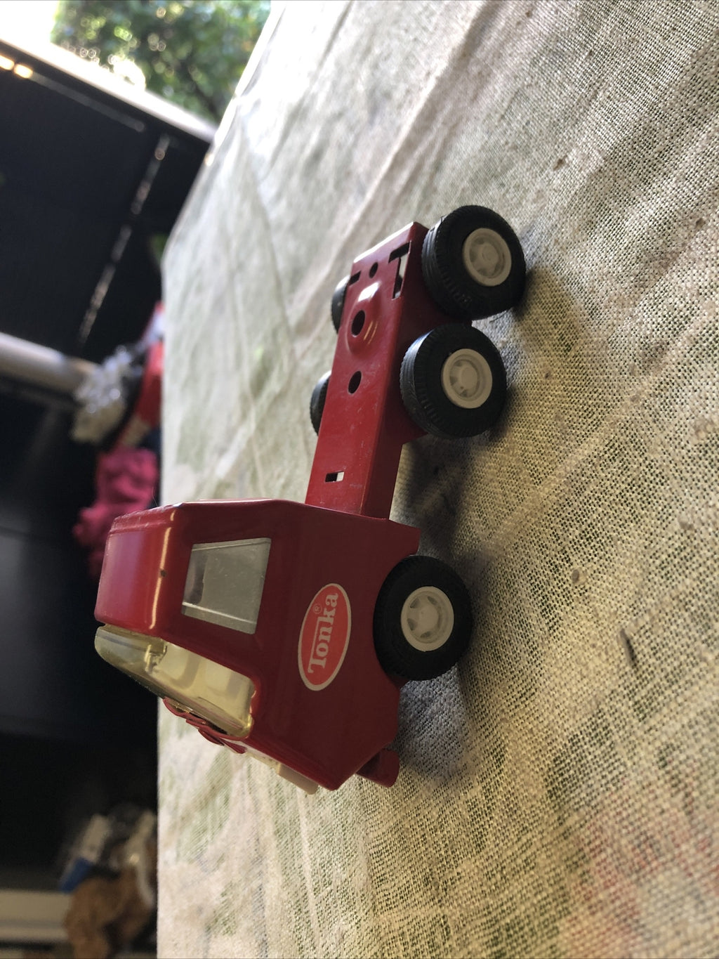 VINTAGE RED TONKA TRUCK0